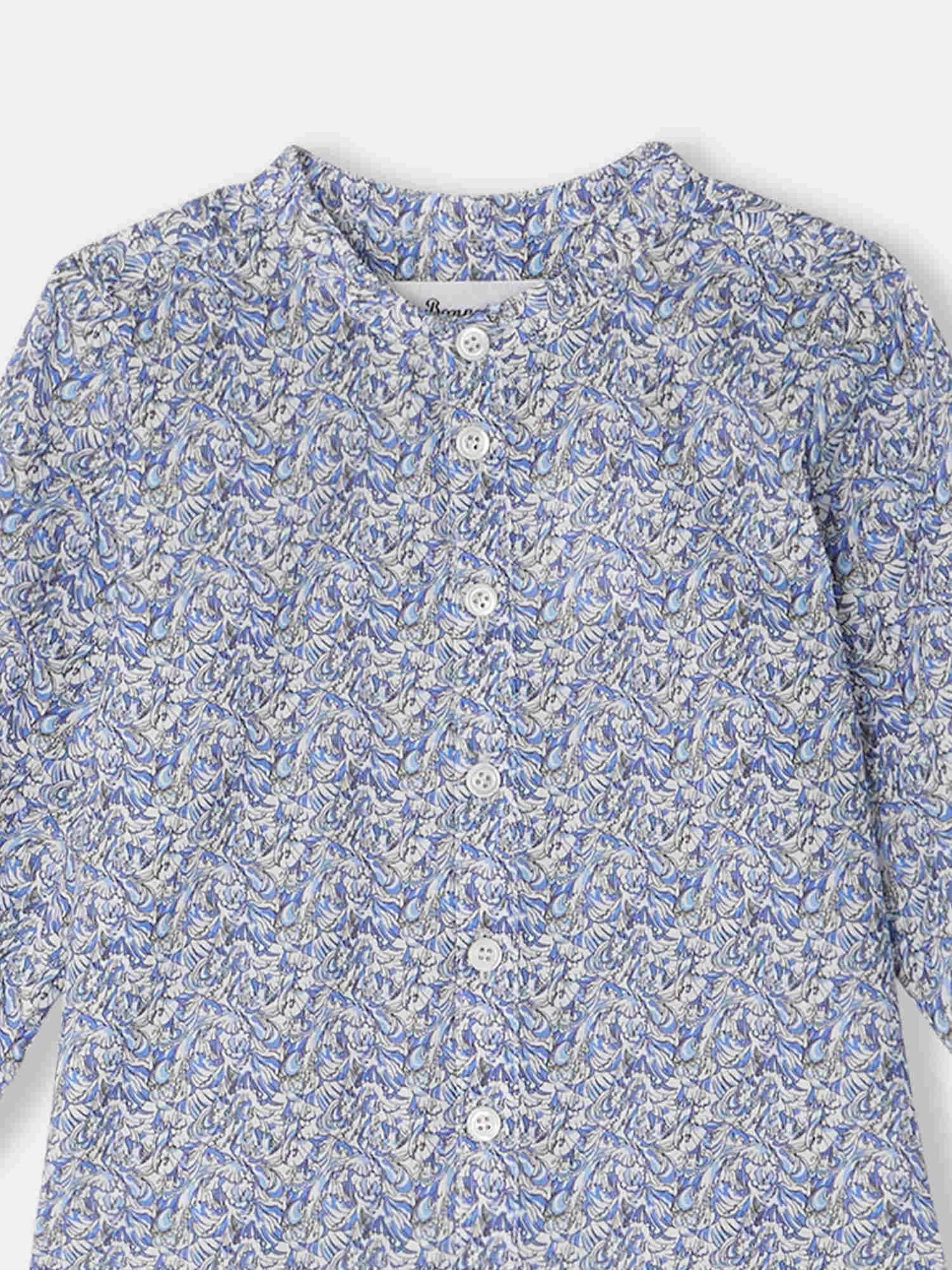 Boy | Cicero Tunic In Liberty Fabric | Printed Blue