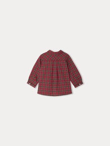 Boy | Malo Checkered Shirt | Raspberry