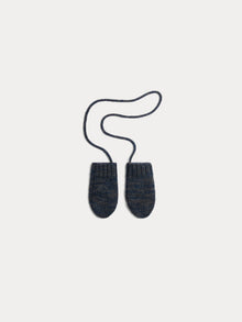 Unisex | Thuri Cashmere And Wool Mittens | Dark Denim