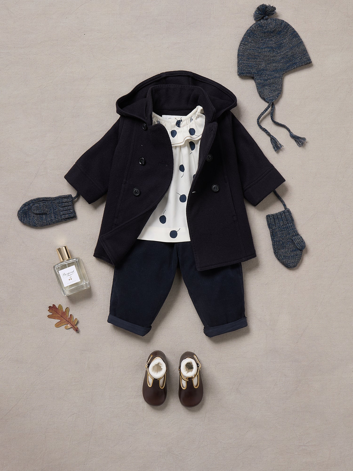 Unisex | Ginou Wool Coat | Navy