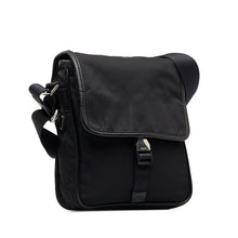 Prada Pre-Owned Tessuto Buckle Messenger Bag | Women | Black (V2)