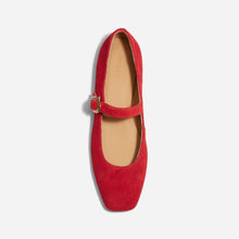 Womens | Lola Mary Jane | Red Suede