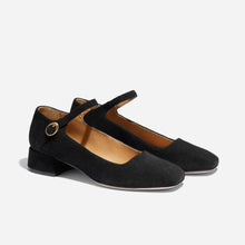 Womens | Luna Heeled Mary Jane | Black