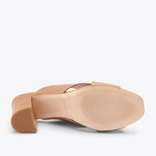 Womens | Carina Cross Strap Mule | Almond