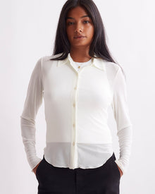 Ivory | Gabriella LS Shirt | Saturdays NYC