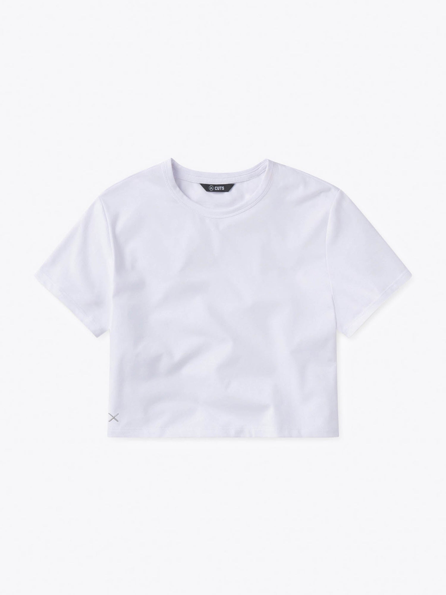 Womens | Almost Friday Classic-Fit PYCA Pro Tee Cropped | White