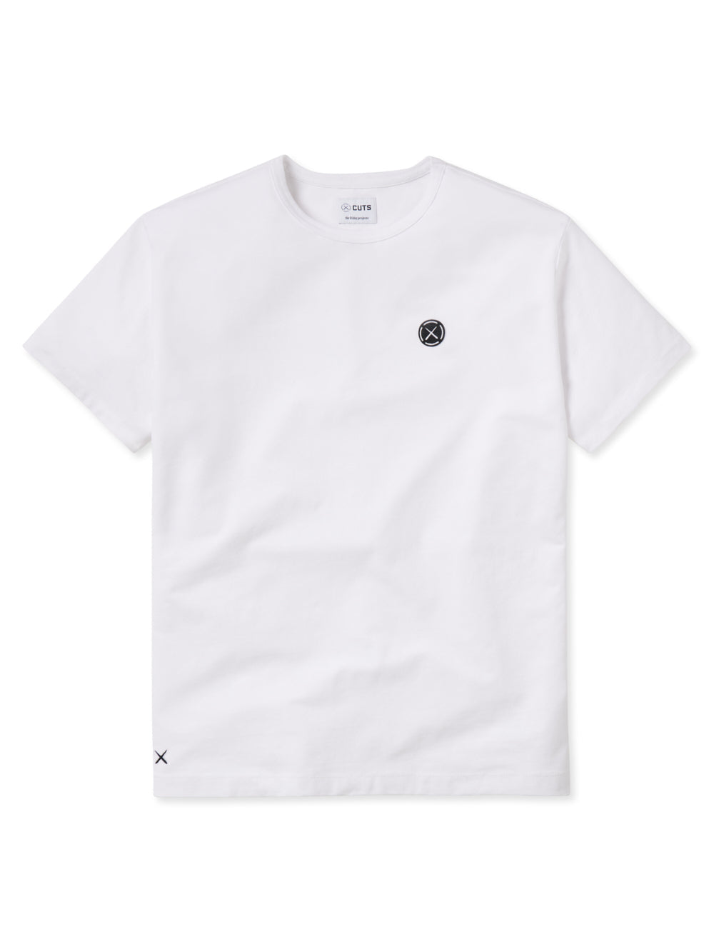 Mens | Branded Relaxed-Fit Cotton PYCA Frame Tee | White