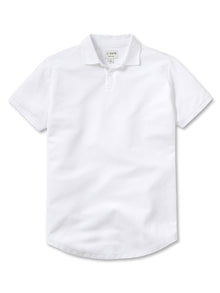 Prestige Polo | White Signature-fit Pima Cotton