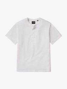 Mens | SoHo Pima Classic-Fit Henley Tee | White