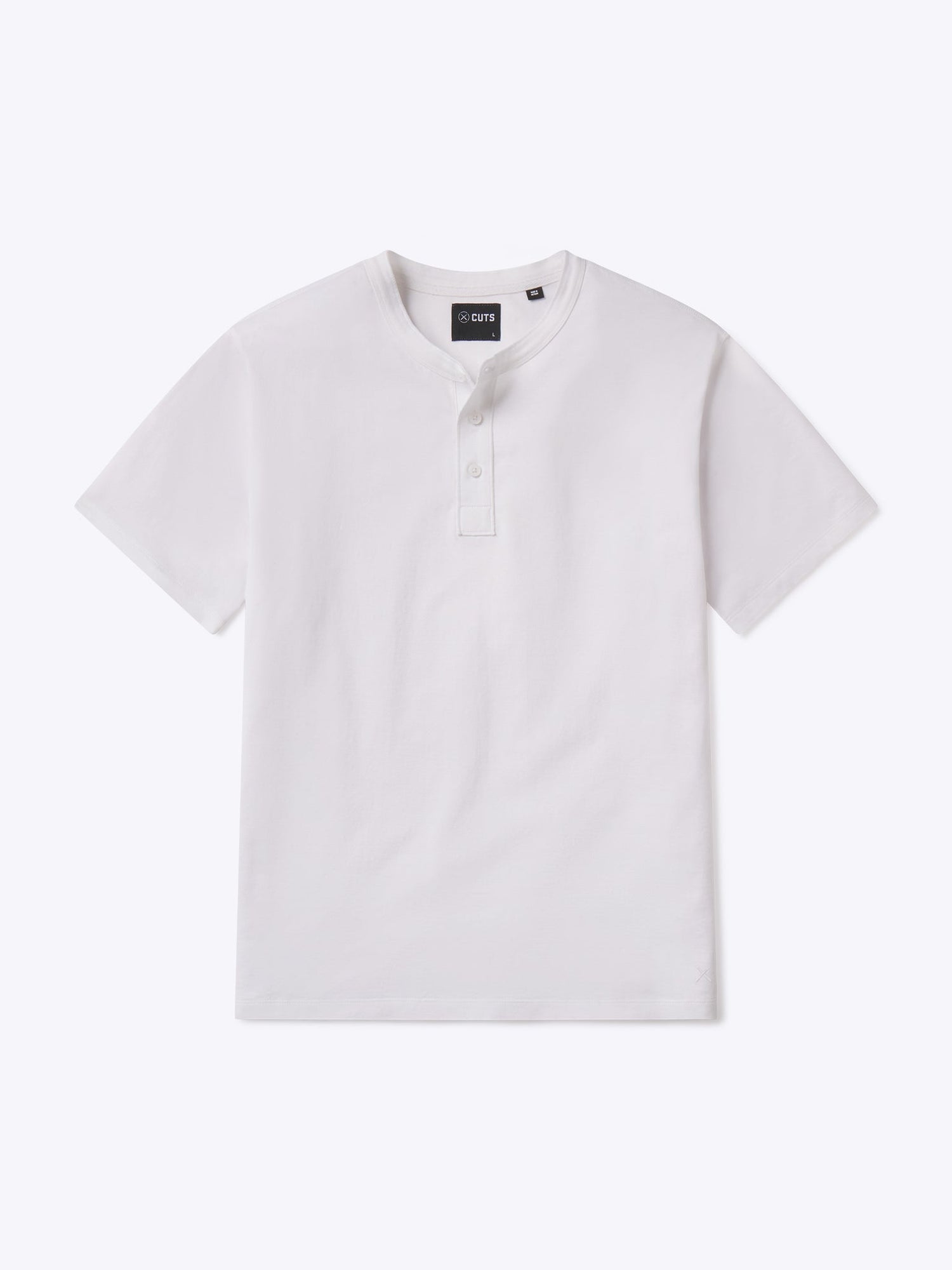 Mens | SoHo Pima Classic-Fit Henley Tee | White