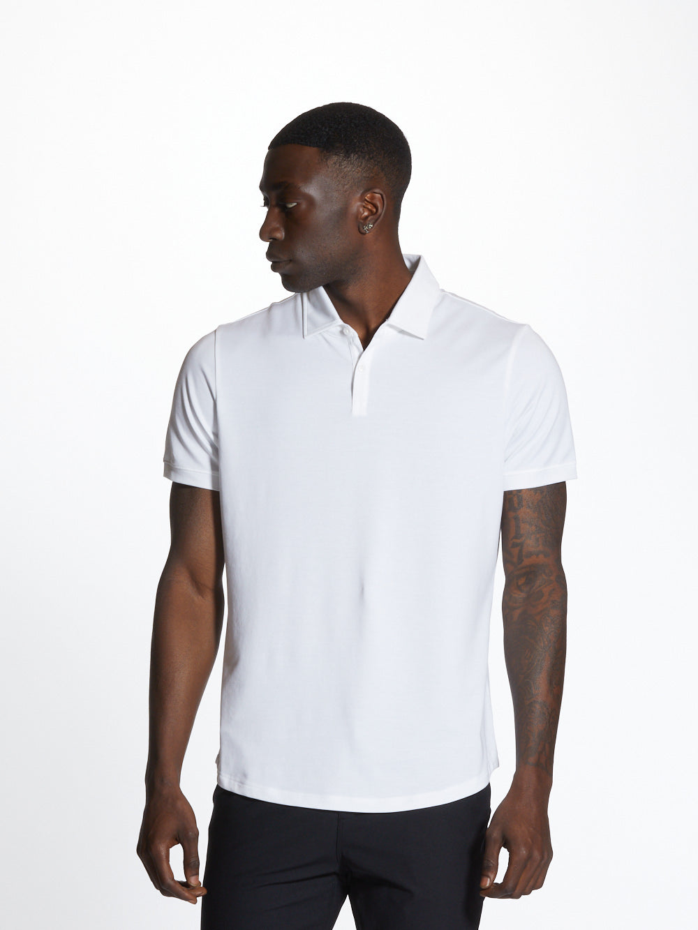 Mens | COZ Signature-Fit Pima Cotton Blend Polo | White