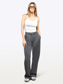 Womens | Essential Form-Fitting Rib Tank | White