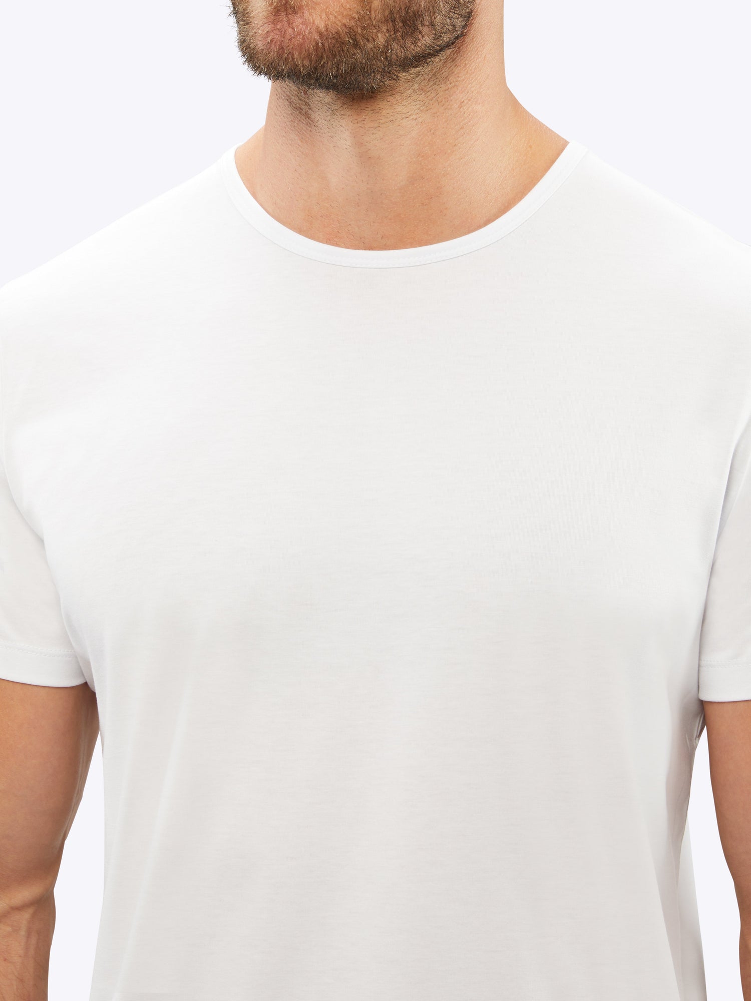 AO Curve-Hem Tee | White Signature-fit PYCA Pro