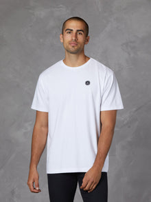 Mens | Branded Relaxed-Fit Cotton PYCA Frame Tee | White