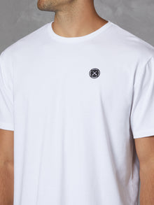 Mens | Branded Relaxed-Fit Cotton PYCA Frame Tee | White