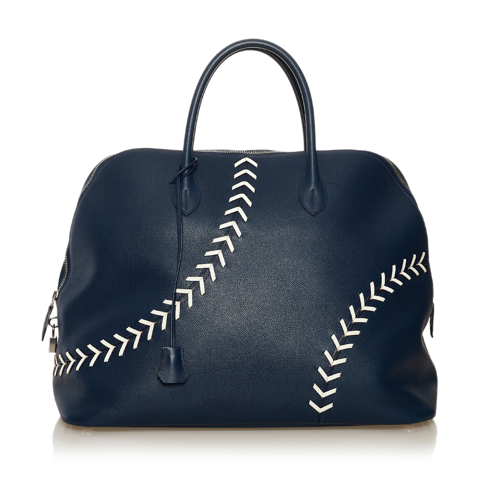 Hermes | Pre-Owned Baseball Bolide Bag | Blue
