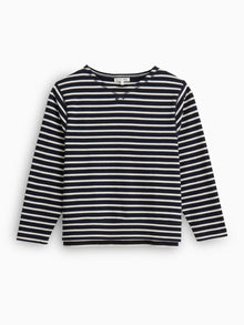 Women | Lakeside Tee | Stripe Dark Navy x Natural