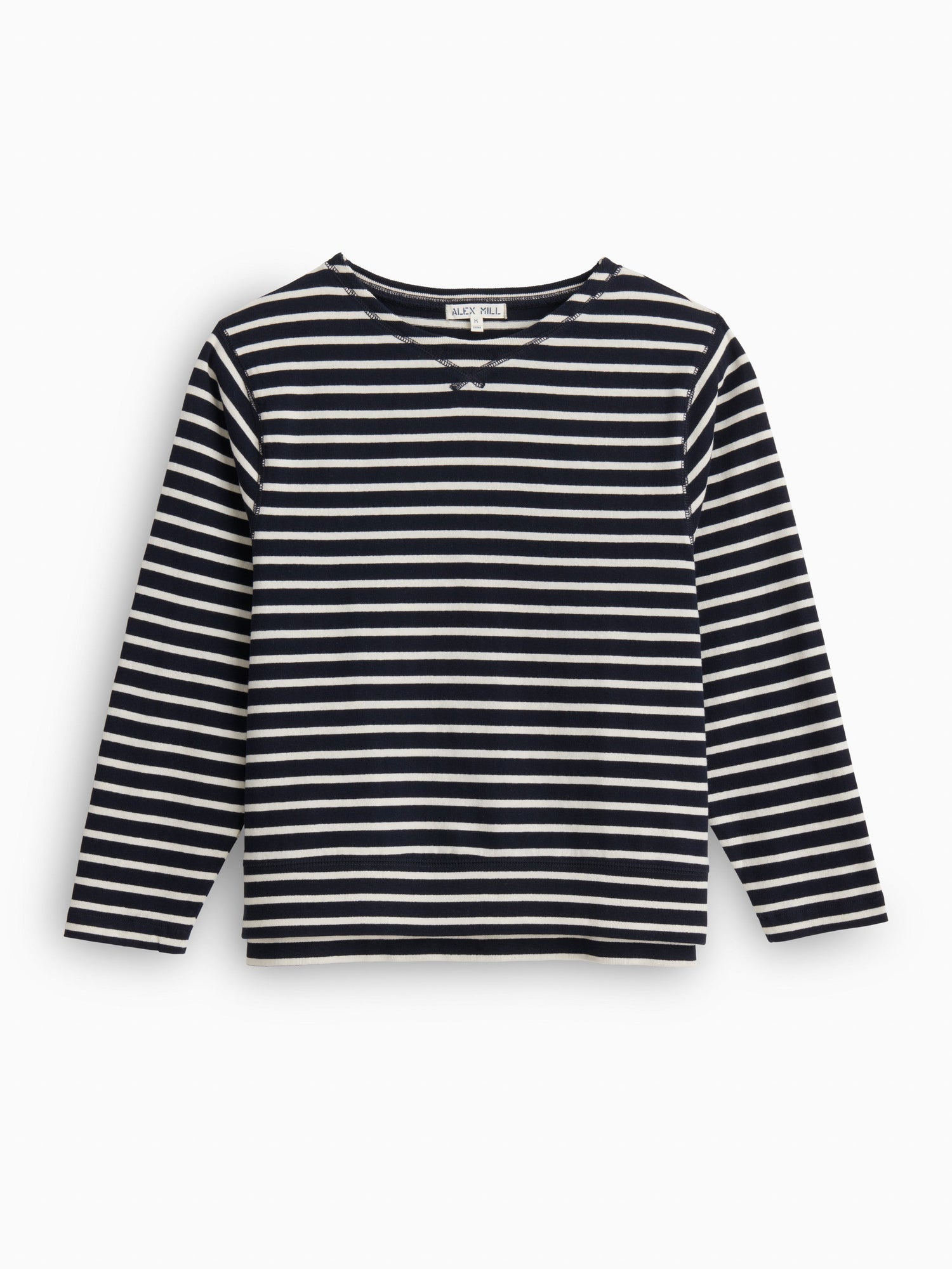 Women | Lakeside Tee | Stripe Dark Navy x Natural