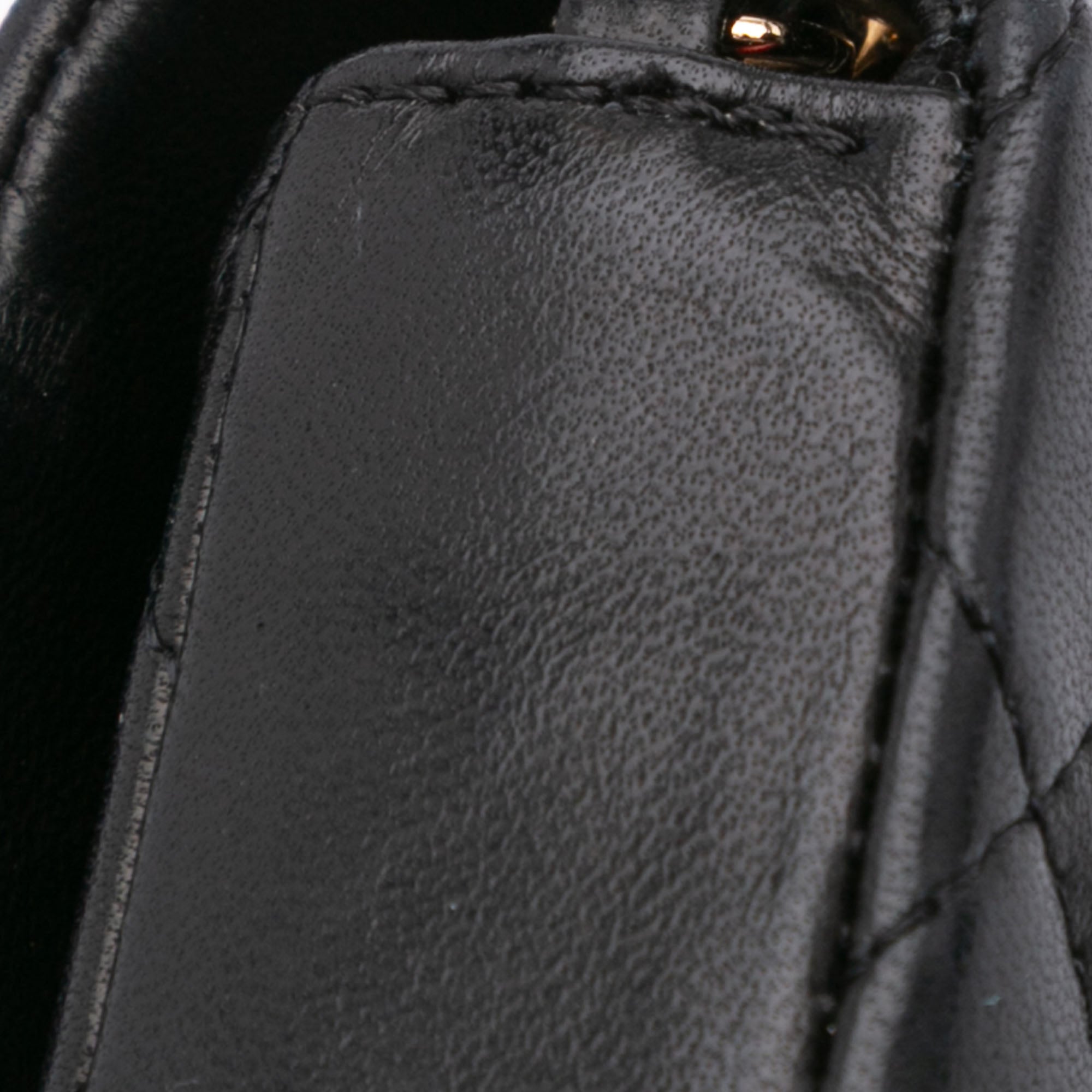 Chanel | Pre-Owned Micro Quilted Lambskin Single Flap | Black