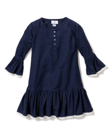 Girl's Flannel Arabella Nightgown | Navy