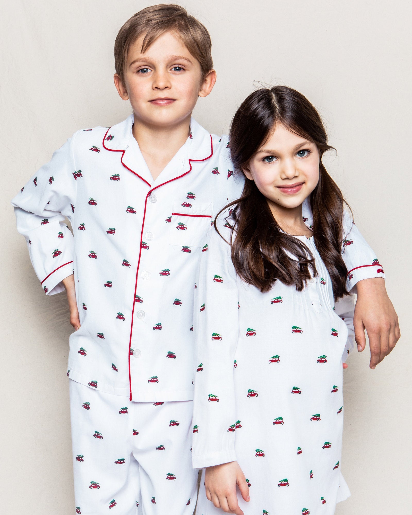 Girl's Twill Beatrice Nightgown in Holiday Journey#Color_Holiday Journey