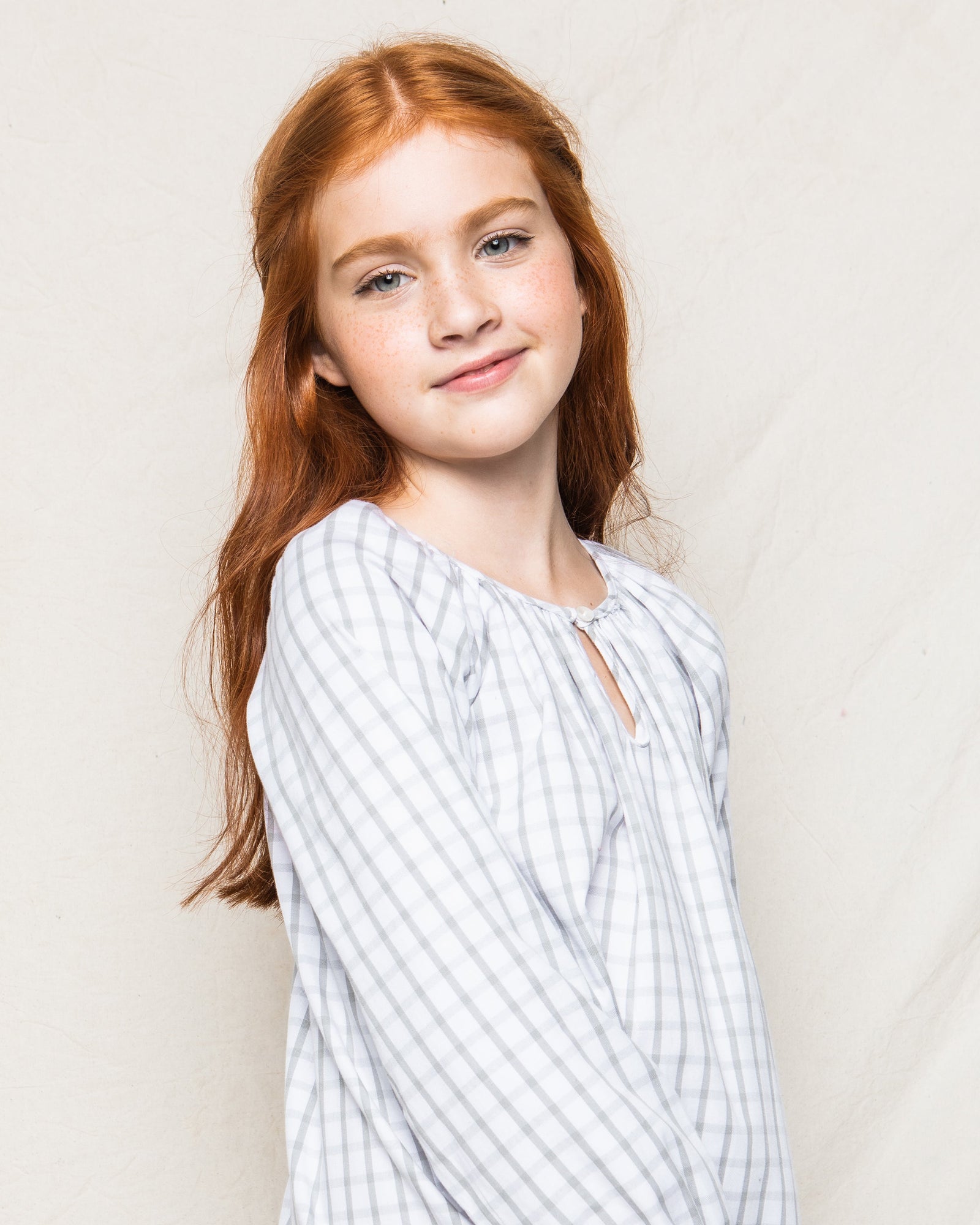 Girl's Twill Delphine Nightgown | Regent Tattersall