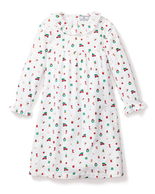 Girl's Twill Scarlett Nightgown | Winter Nostalgia