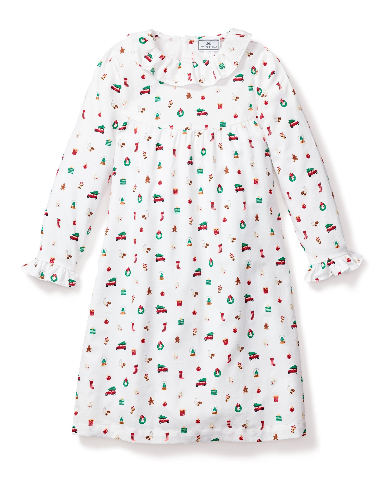 Girl's Twill Scarlett Nightgown | Winter Nostalgia