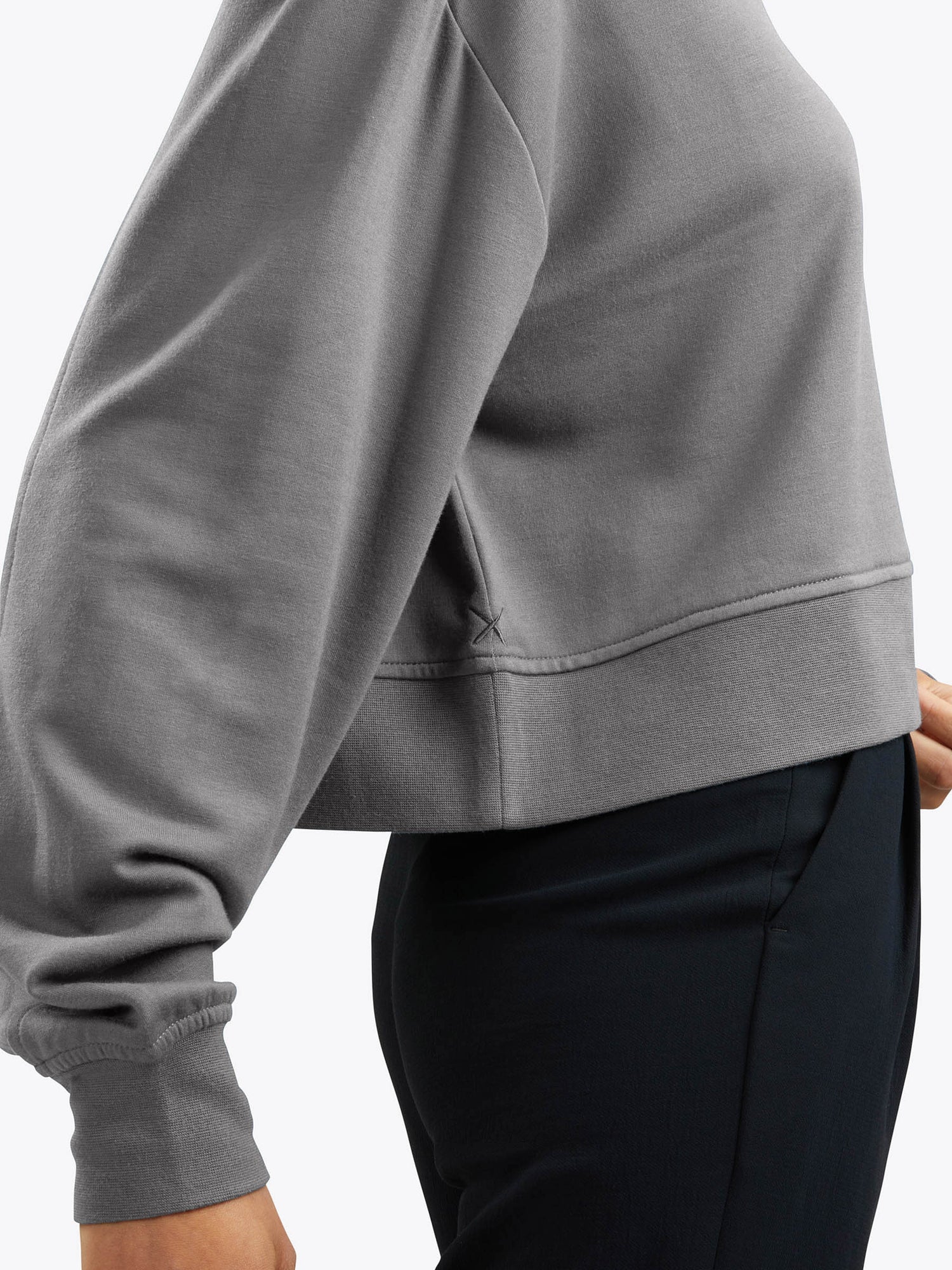 Cloud-Fleece Pullover | Wolf Relaxed-Fit