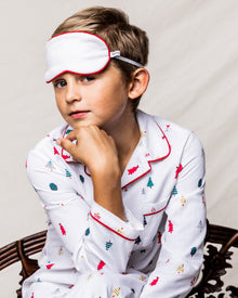 Kid's Twill Pajama Set | Merry Trees