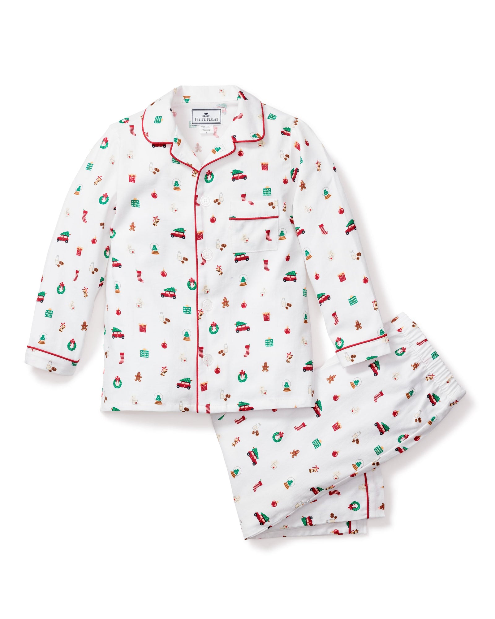 Kid's Twill Pajama Set | Winter Nostalgia