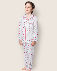 Kid's Twill Pajama Set | Winter Nostalgia