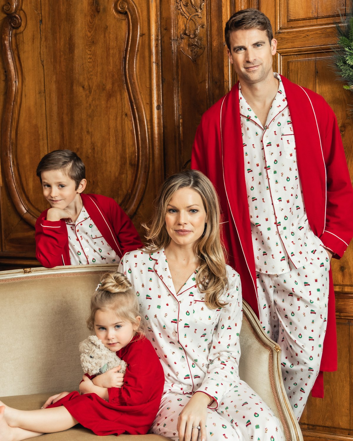 Women's Twill Pajama Set | Winter Nostalgia