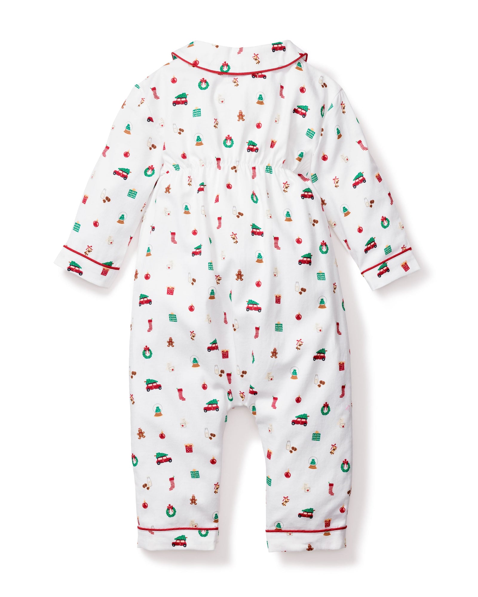 Baby's Twill Cambridge Romper | Winter Nostalgia