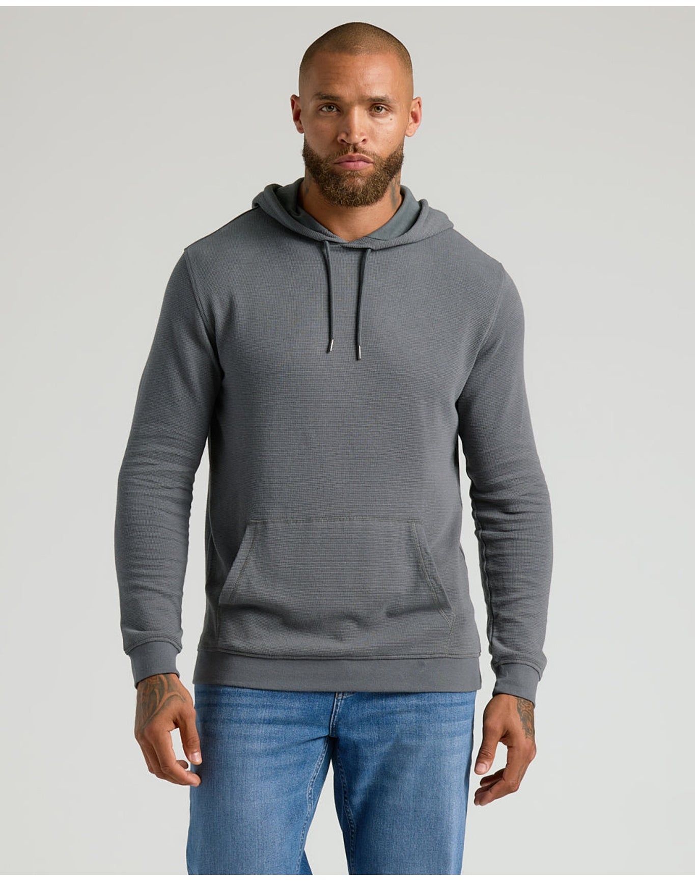 Waffle Hoodie | Carbon