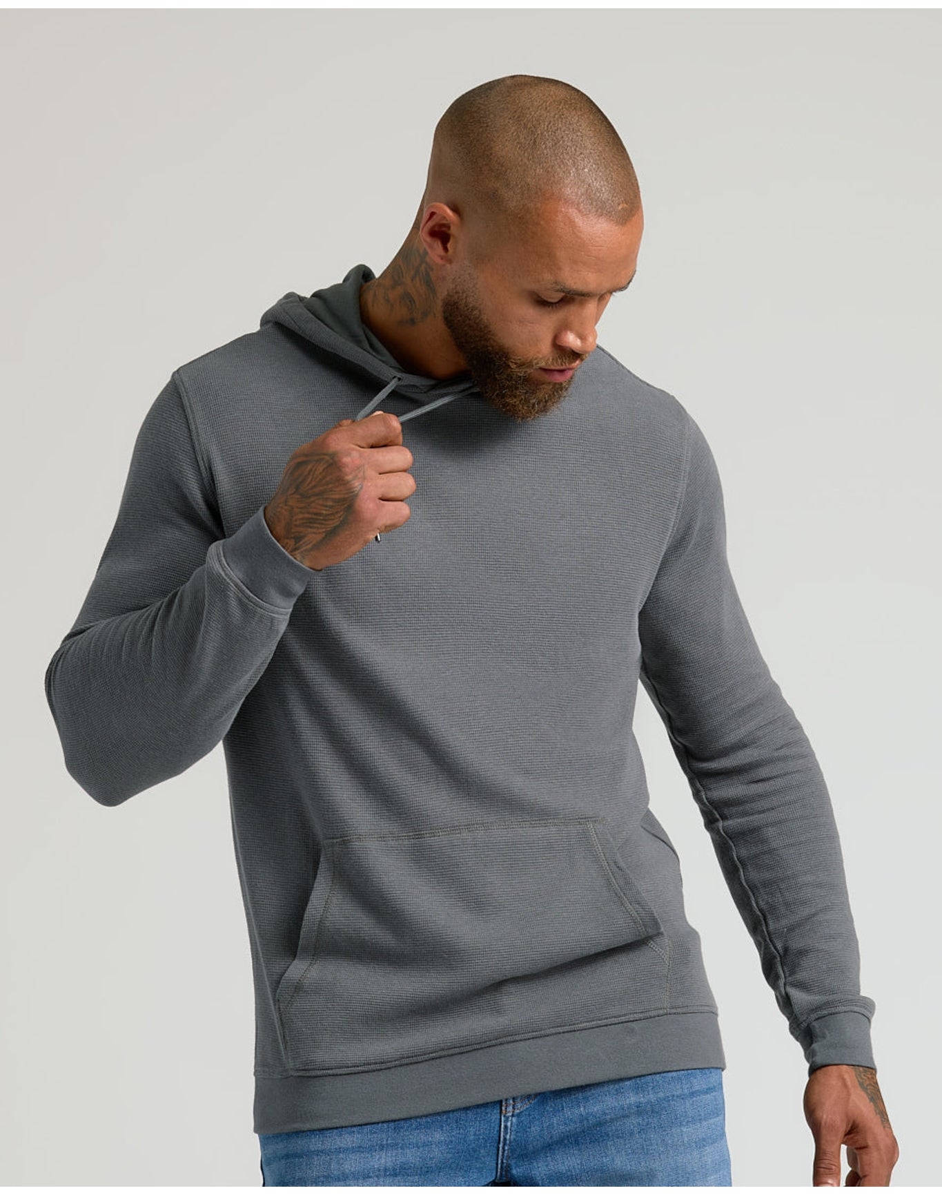Waffle Hoodie | Carbon