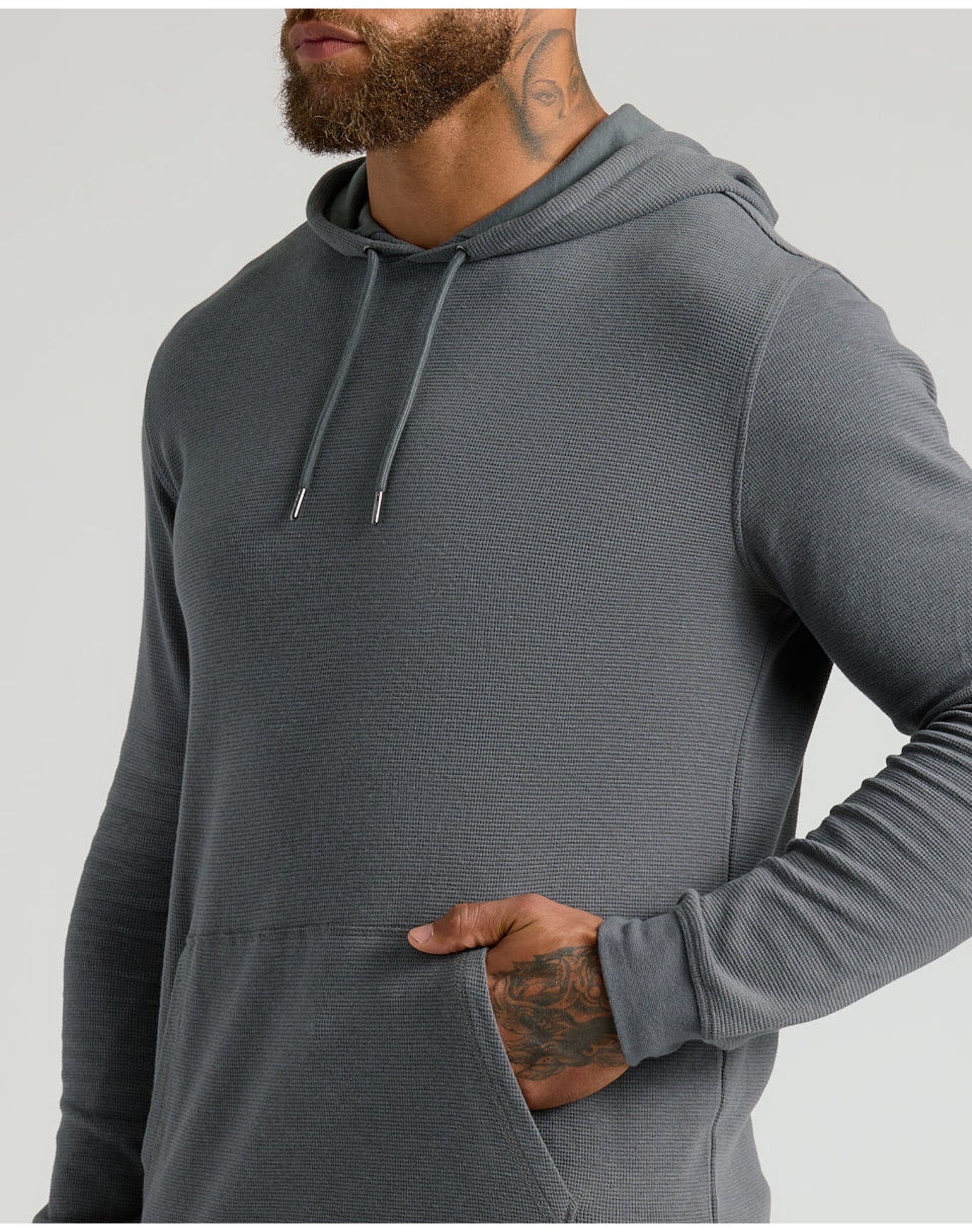 Waffle Hoodie | Carbon