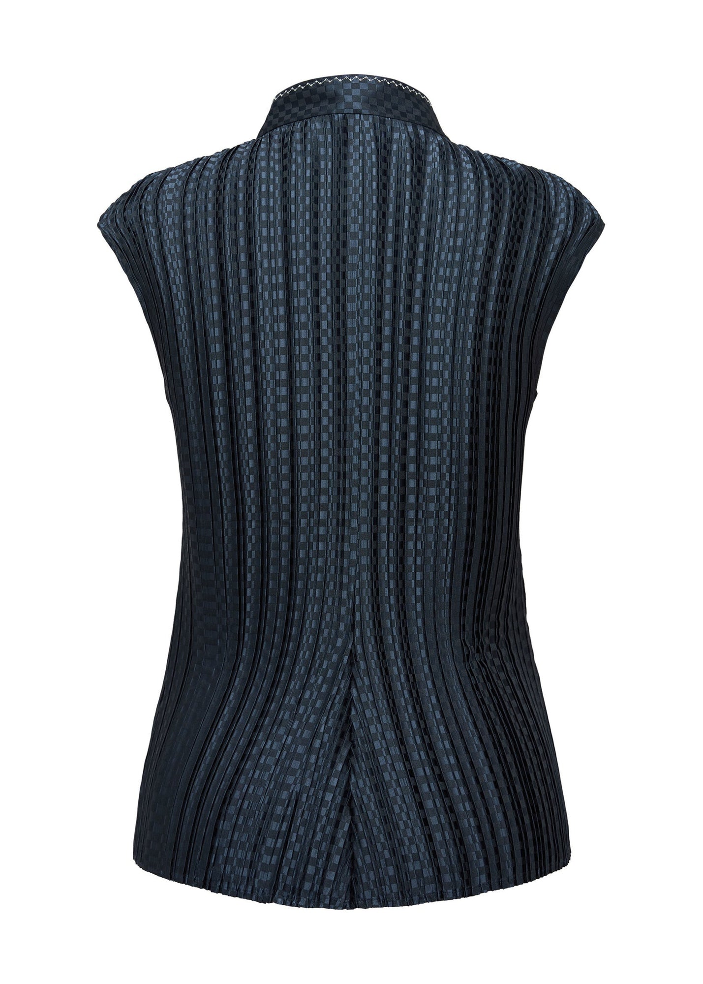 Waist-Cinched Shirt Top | Navy