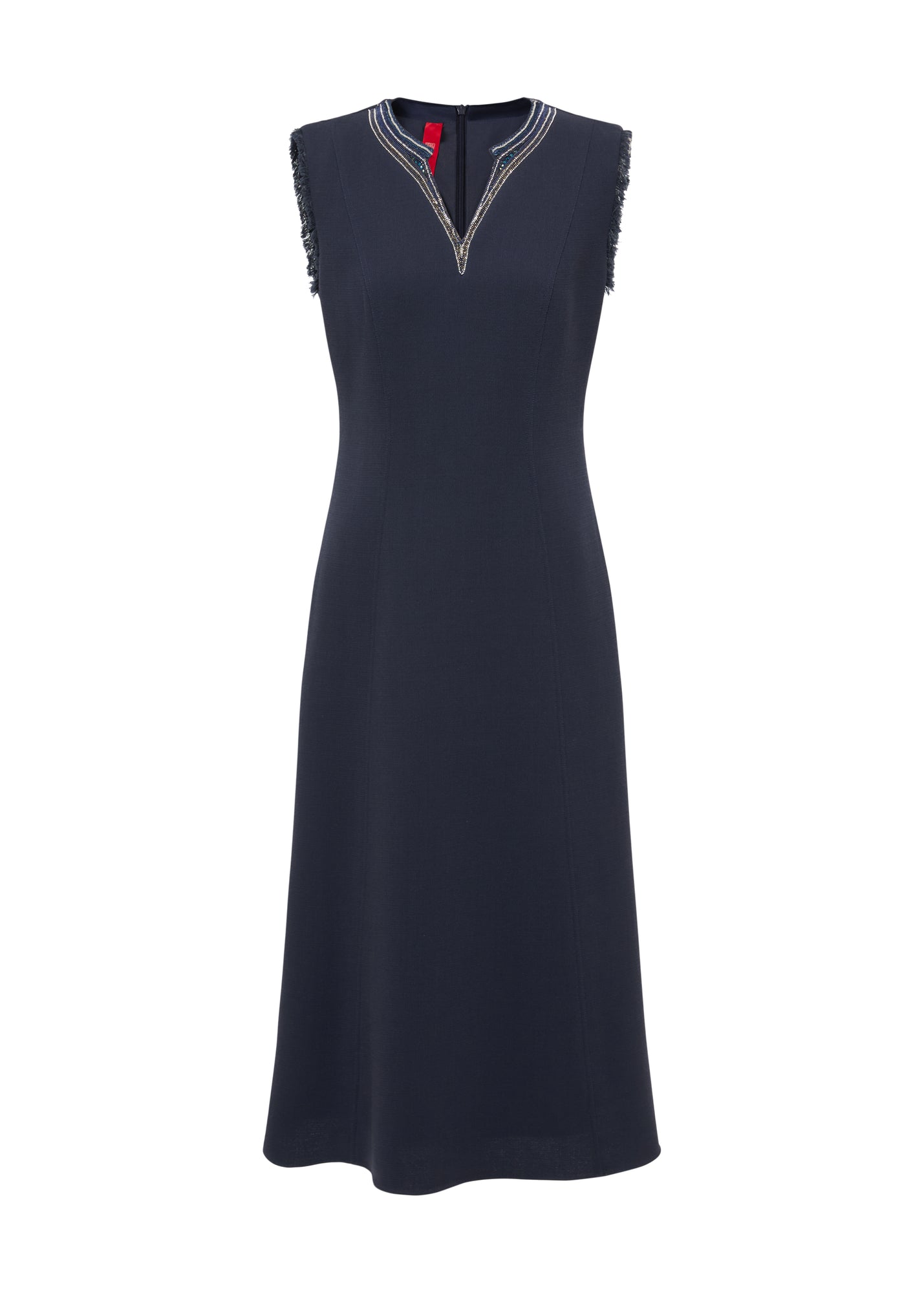 Waist-Cinched Vest Dress | Navy