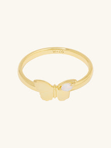 Butterfly Opal Ring | Opal | 14K Gold Plated Brass