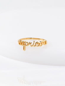 Capricorn Ring | 14K Gold Plated Brass