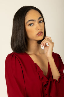 Warby Dress | Crimson Red