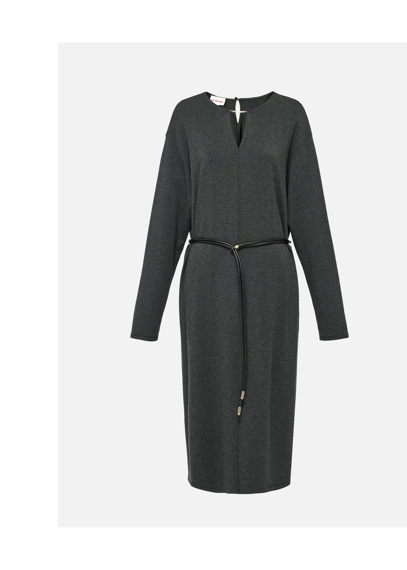 Warm Knit Dress | Gray
