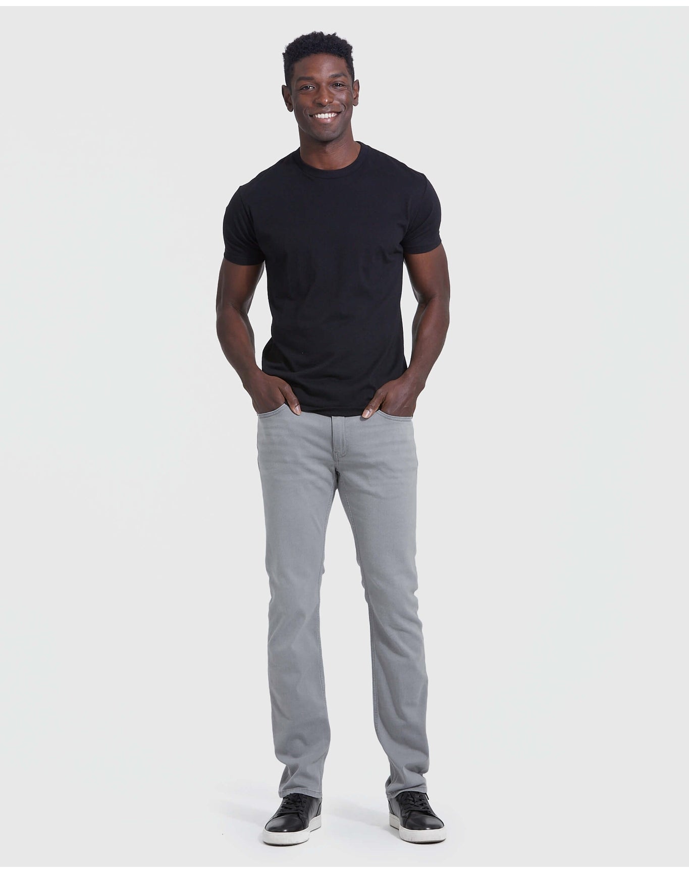 Wash Slim Comfort Stretch Jeans | Medium Gray