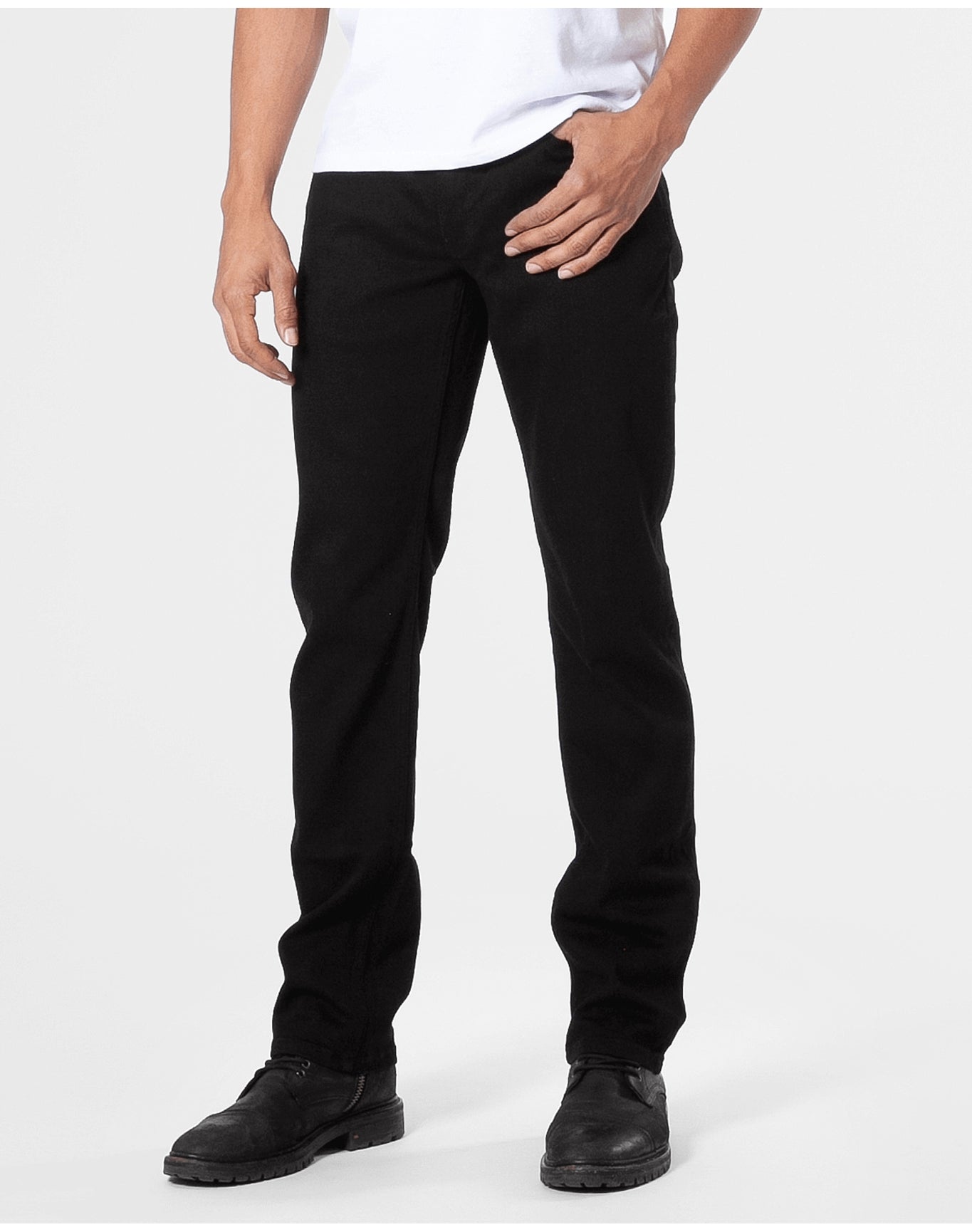 Wash Straight Comfort Stretch Jeans | Black