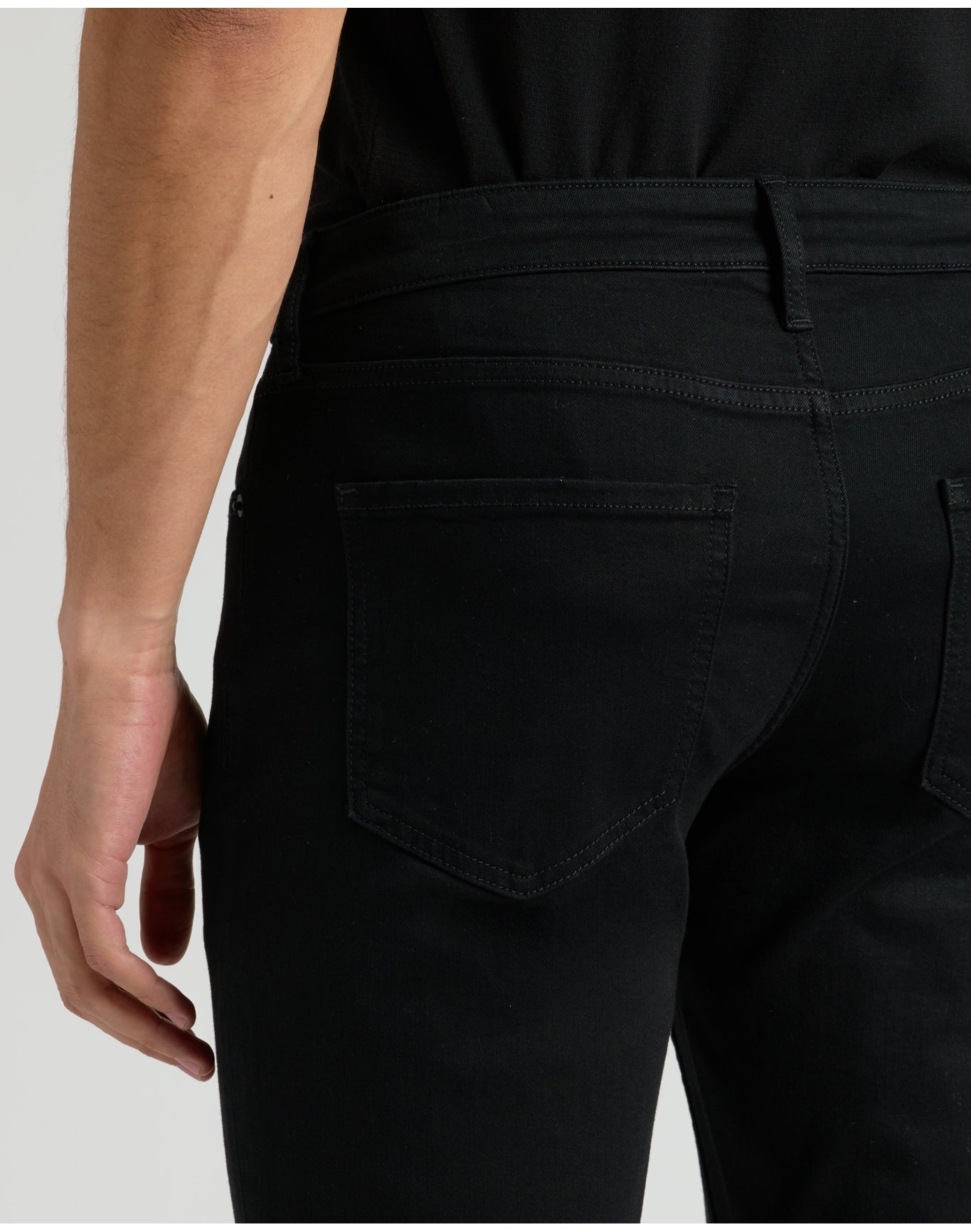 Wash Straight Comfort Stretch Jeans | Black