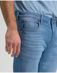 Wash Straight Comfort Stretch Jeans | Medium Indigo