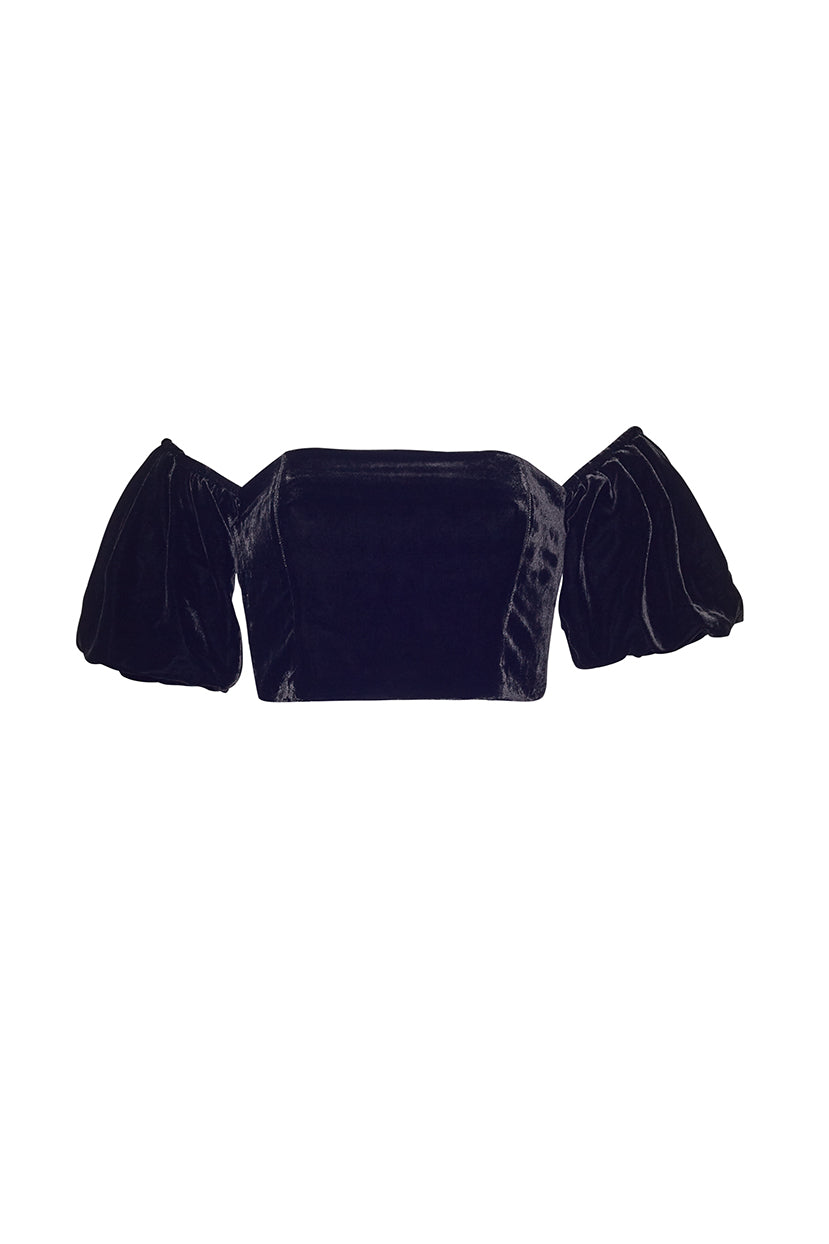 Wethersfield Top | Black Velvet