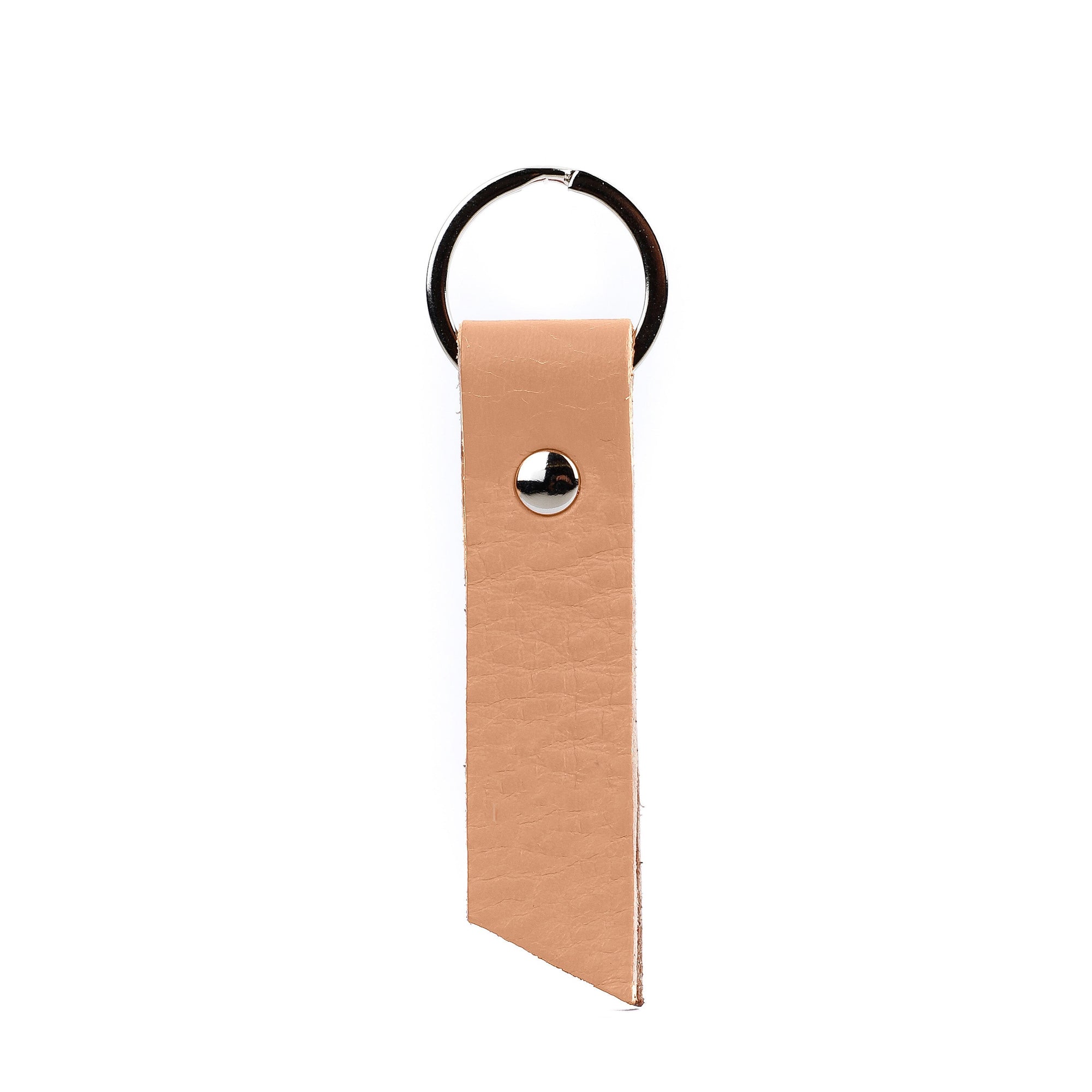 Leather Keyring | Camel