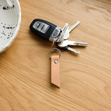Leather Keyring | Camel